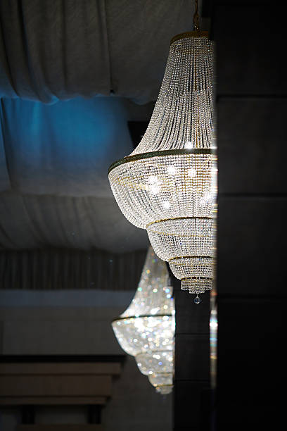 istock Contemporary glass chandelier 452258763