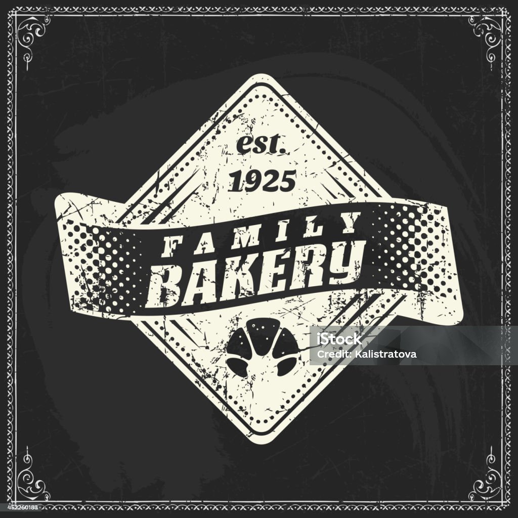 Vintage Piekarnia etykiety - Grafika wektorowa royalty-free (Cupcake)