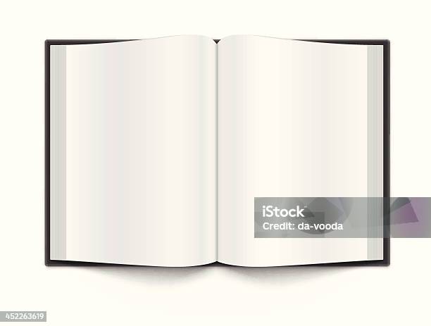 Modelo De Livro - Arte vetorial de stock e mais imagens de Aberto - Aberto, Aprender, Artigo Escrito