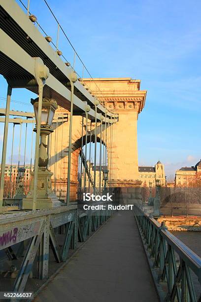 Photo libre de droit de Le Pont Aux Chaînes banque d'images et plus d'images libres de droit de Architecture - Architecture, Budapest, Capitales internationales