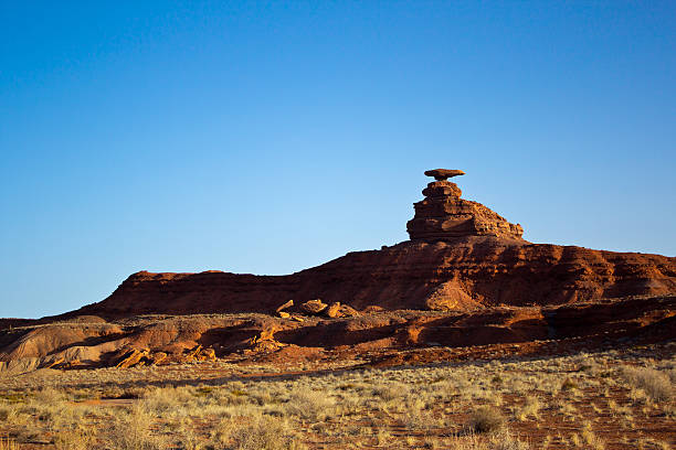 Mexican Hat, Utah; USA a view of Mexican Hat; Utah; USA hystoric stock pictures, royalty-free photos & images