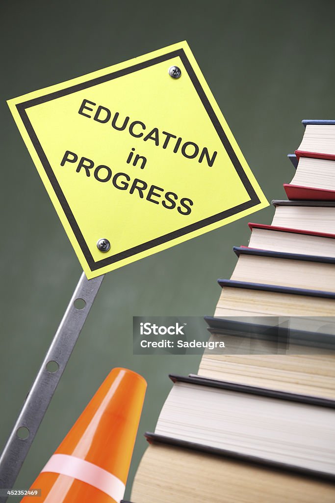 Educação em andamento - Foto de stock de Amarelo royalty-free