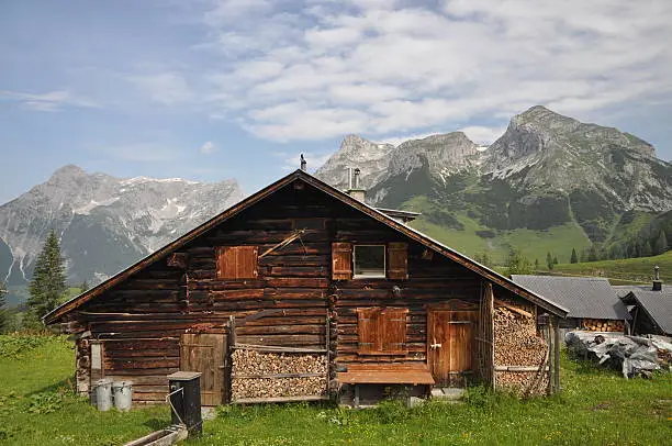 Mountain hut in Austria