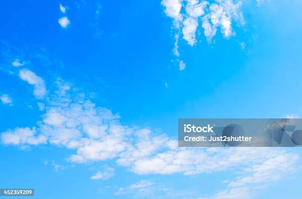 Blue Sky With Clouds Stock Photo - Download Image Now - Backgrounds, Beauty In Nature, Blue
