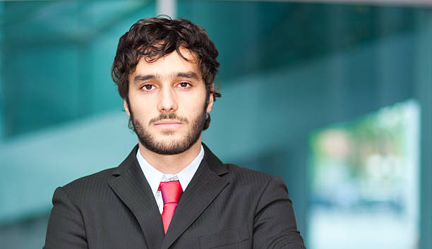 istock Young confident businessman outdoor 452359541
