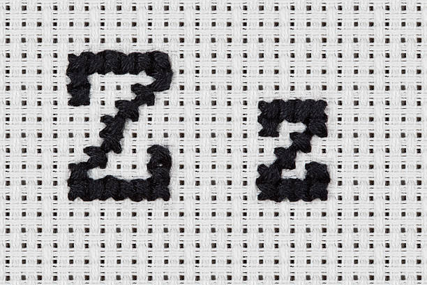 istock Cross-stitch - Alphabet and Icons: Zz 452359899