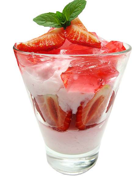 istock strawberry fruit dessert with yogurt 452359953