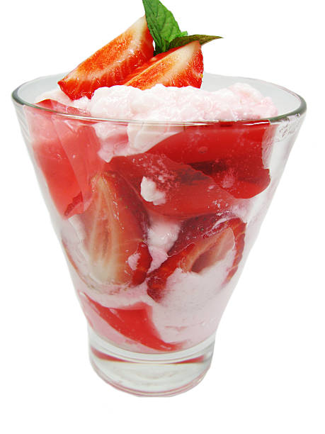 istock strawberry fruit dessert with yogurt 452359973