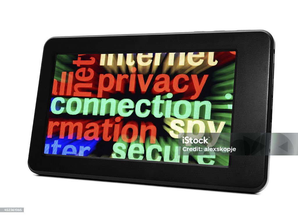 word cloud connessione sulla Privacy - Foto stock royalty-free di Accessibilità