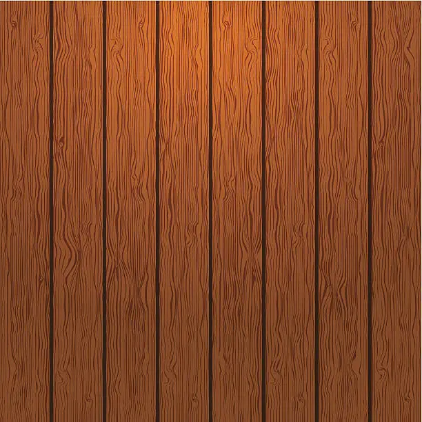 Vector illustration of Wooden planks