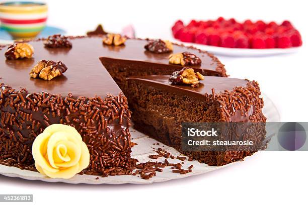 Cake Stock Photo - Download Image Now - Berry Fruit, Cake, Chocolate