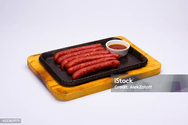 Fleischgerichte Wurst Gebraten In Einer Pfanne Stockfoto und mehr Bilder von Café - Café, Eintopf, Eleganz