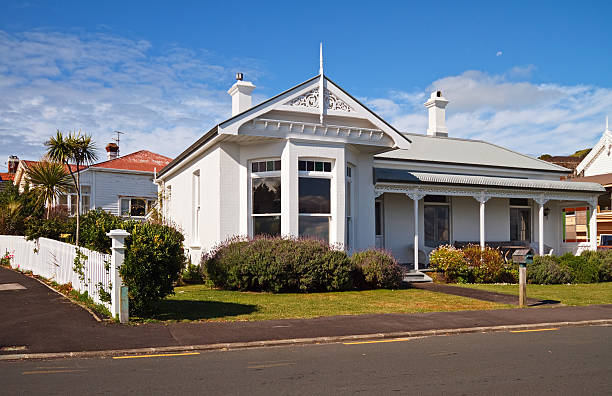 Beautiful house stock photo