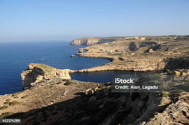 Dwejra Gozo Maltese Islands Stock Photo - Download Image Now - Azure Window - Malta, Blue, Coastline