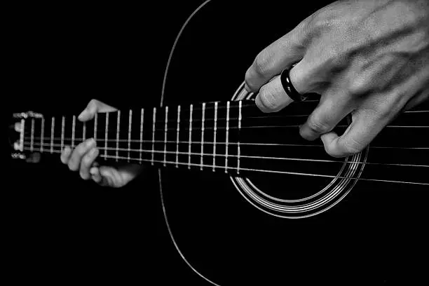 classic guitar-playing handsclassicguitar-playing hands