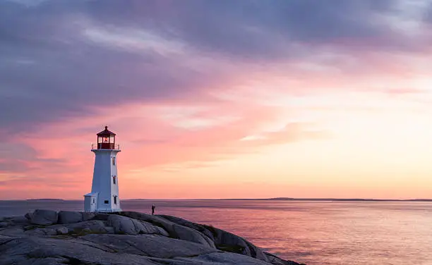 Photo of Lighthouse at Peggy's Cove Nova Scotia