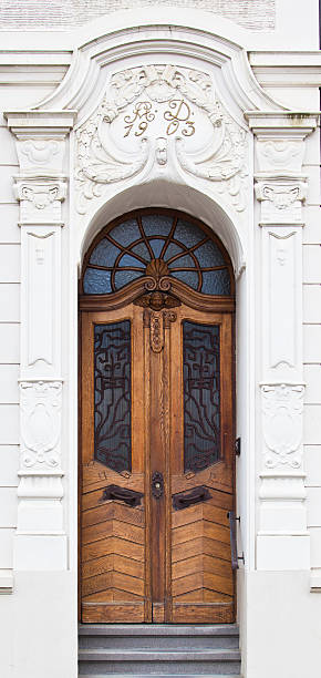 istock Old Wooden Door. 452381141