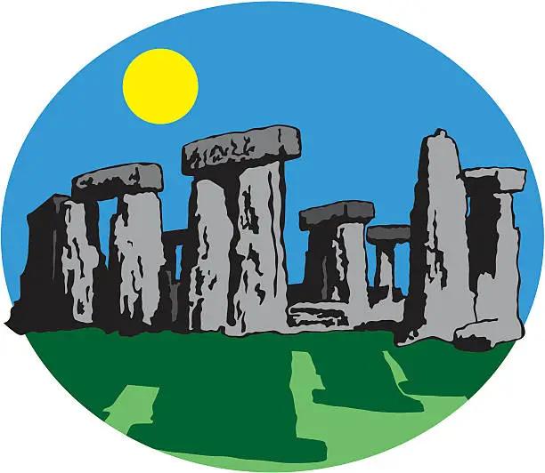 Vector illustration of Stonehenge