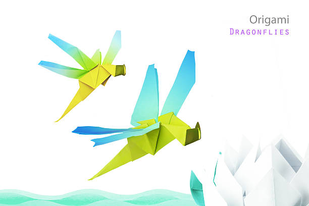 istock Origami dragonflies 452381963