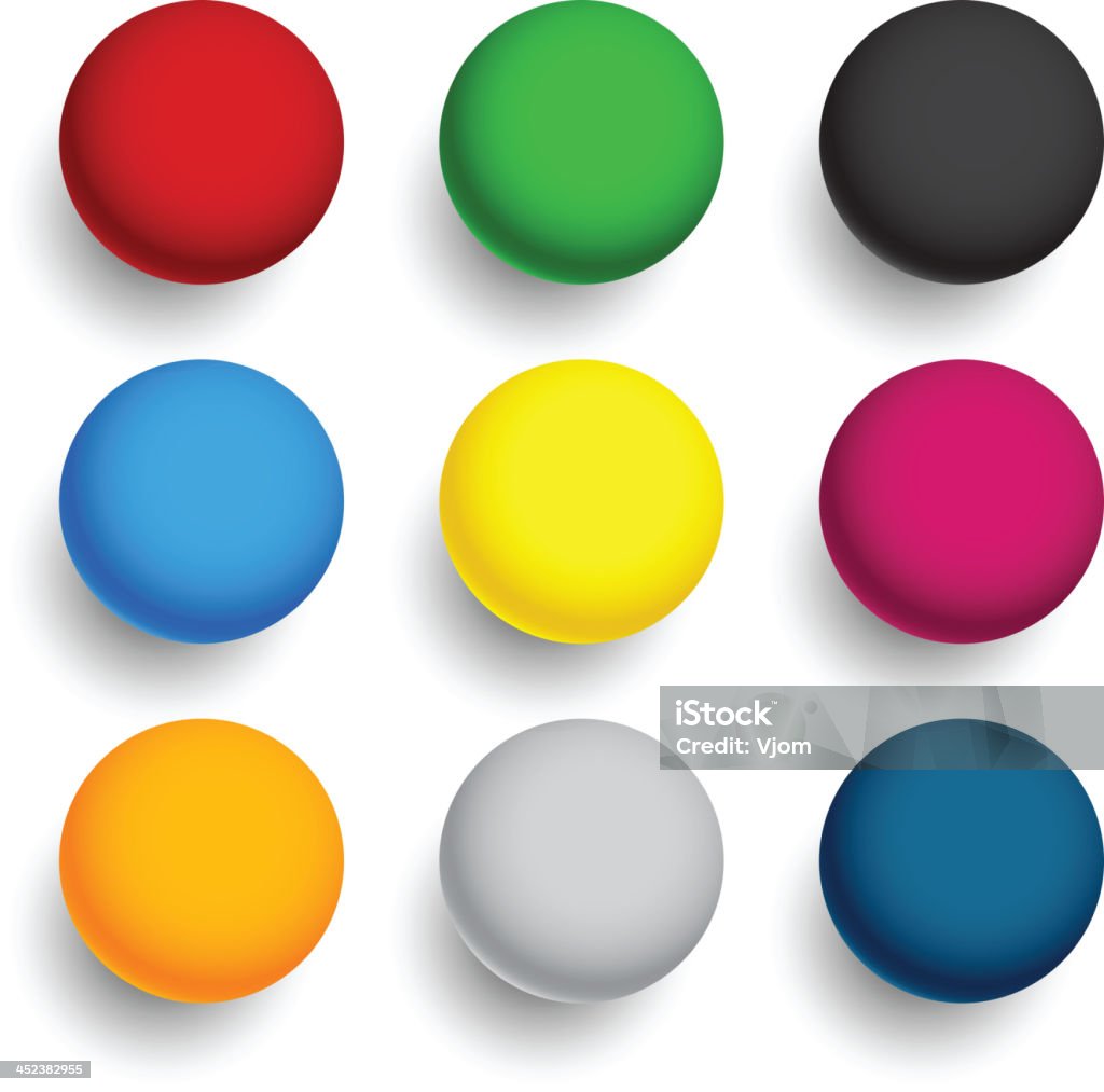 Big Rounds Colors Round Colorful Balls Stock Illustration - Download Image Now ...