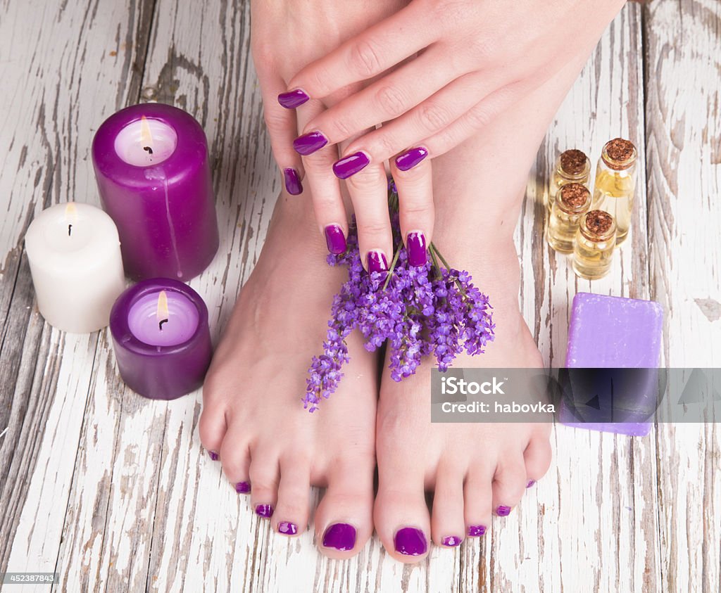 spa hand Beautiful woman Hands.Manicure concept Adult Stock Photo