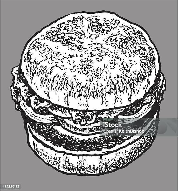 Fastfood Hamburger Vecteurs libres de droits et plus d'images vectorielles de Aliment - Aliment, Alimentation lourde, Aliments et boissons