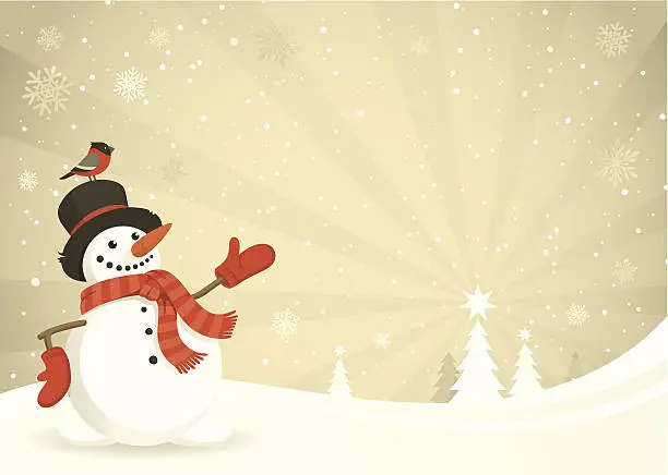 Vector illustration of Christmas background