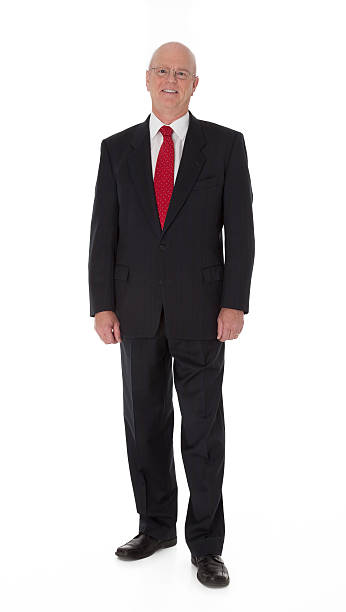 Mature Businessman on White