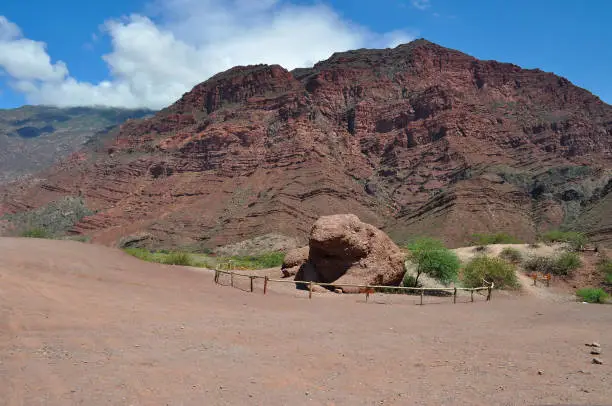 Photo of Toad rock formation. Quebrada de las Conchas.