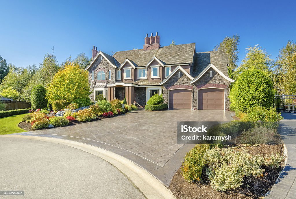 Luxury House Luxury house at sunny day in Vancouver, Canada. Luxury Stock Photo