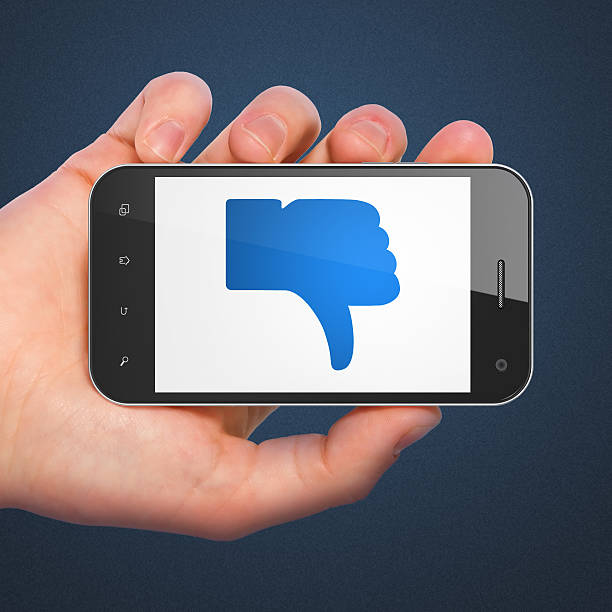 istock Social network concept: Unlike on smartphone 452406763