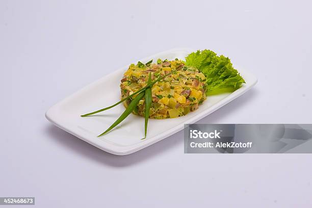 Salad On White Stock Photo - Download Image Now - Beef, Beef Stew, Cafe