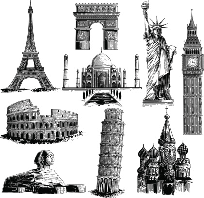 Most famous landmarks.