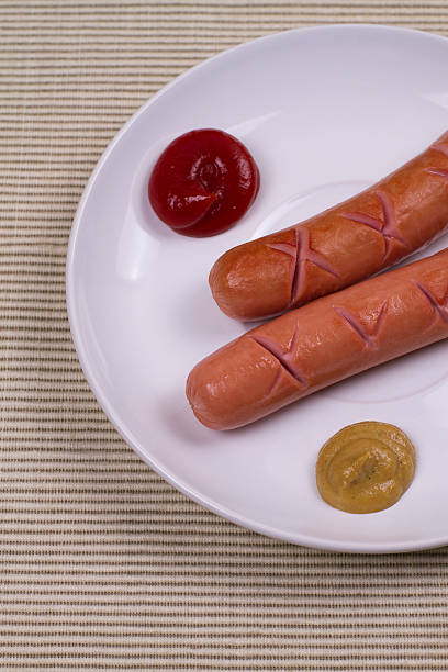 istock sausages on the plate 452478335