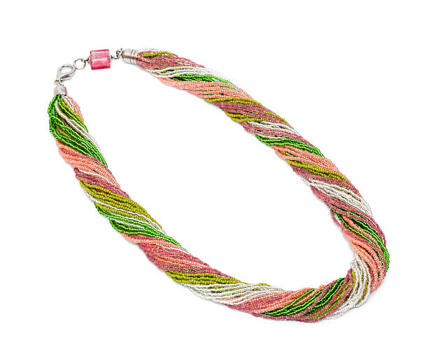 istock Necklace made of colorful beads 452479359