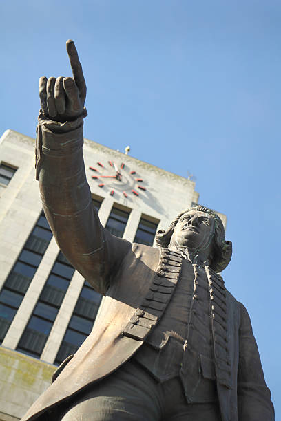 istock Captain Vancouver, City Hall Statue 452492983