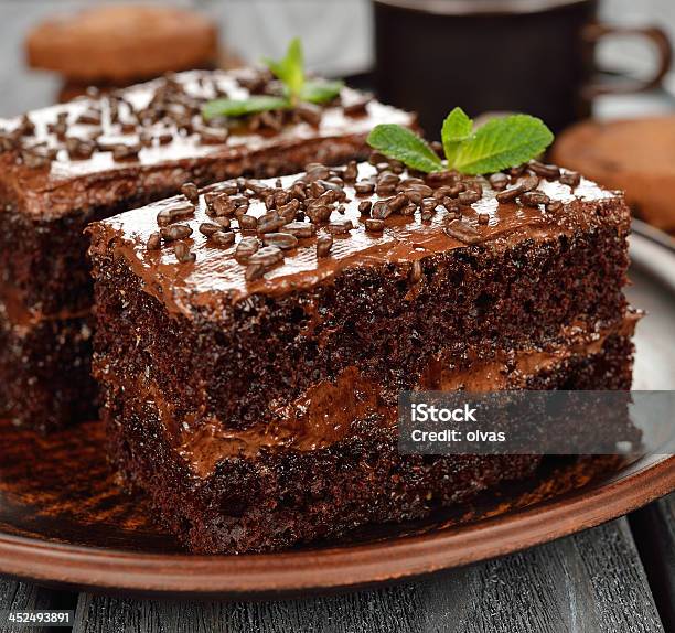 Chocolate Cakes Stock Photo - Download Image Now - Baked, Baked Pastry Item, Brown