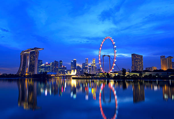 istock Singapore city at night 452497617