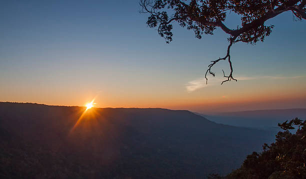 istock Sunrise on the mountain in morning. 452500699