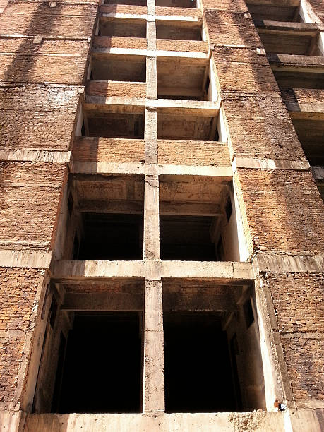 istock Close up of abandoned building 452501197