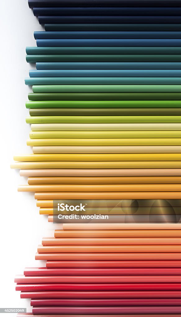 Lápiz de colores abstractos sonido wave de la composición - Foto de stock de Fondos libre de derechos