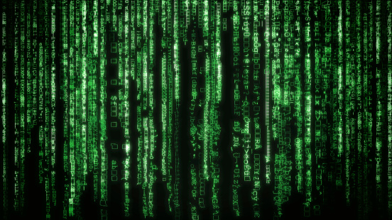 Matrix Background Stock Photo - Download Image Now - Computer Language,  Backgrounds, Green Color - iStock
