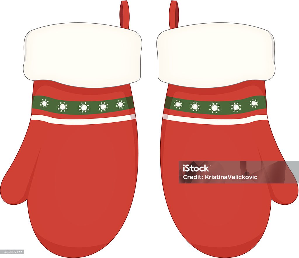 Gants de Noël - clipart vectoriel de Illustration libre de droits