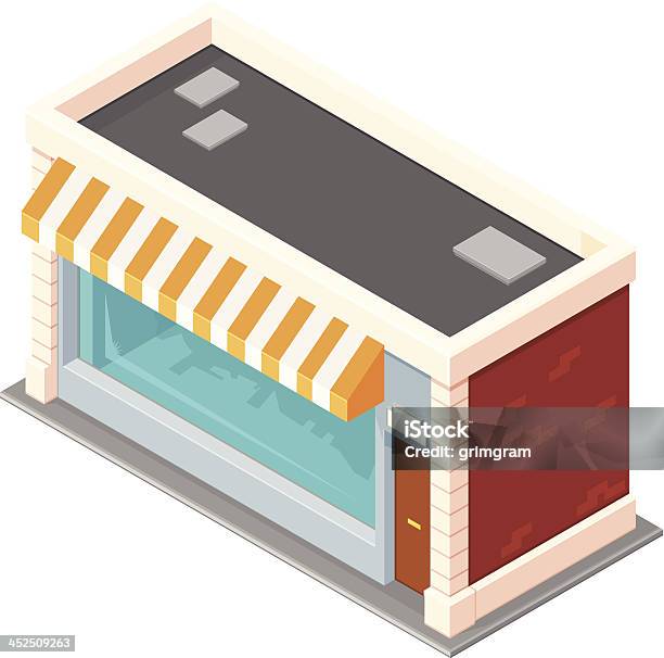 Isometric Shop Stock Vektor Art und mehr Bilder von Geschäft - Geschäft, Isometrische Darstellung, Einkaufen