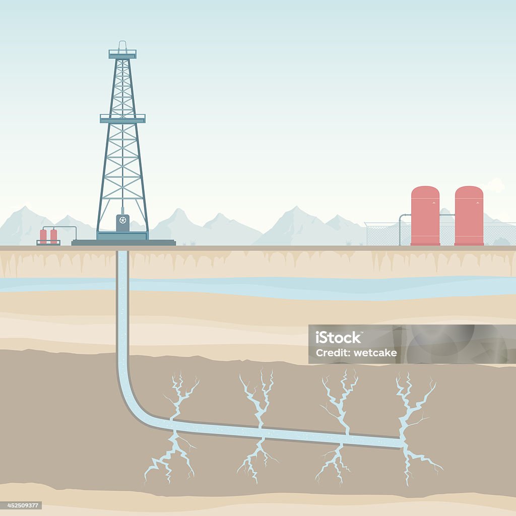 Fracking Drawing Easy Fracking On The Plains Stock Illustration - Download Image Now ...