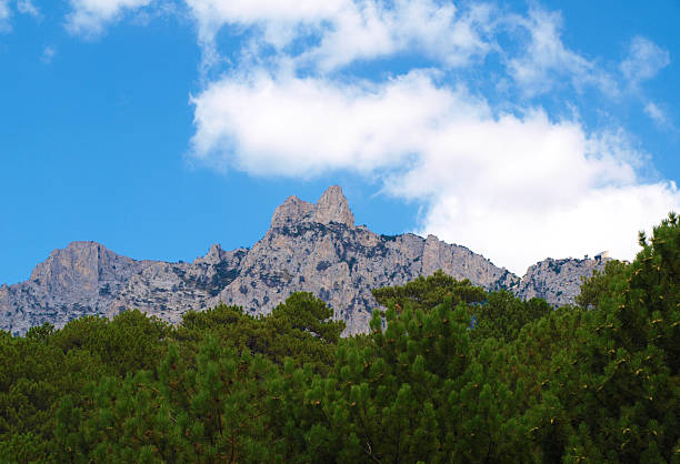 istock Wood, mountains and the sky 452510905