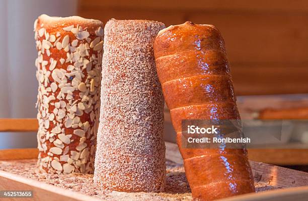 Traditional Kurtos Kalacs Cakes Hungary Stock Photo - Download Image Now - Cake, Almond, Baker - Occupation