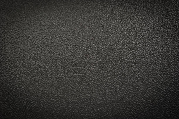 istock Closeup of seamless black leather texture 452516433