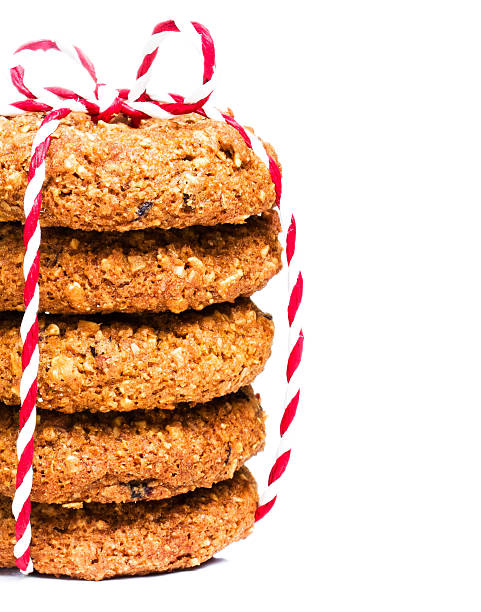 istock Christmas cookies with festive decoration isolated 452517159