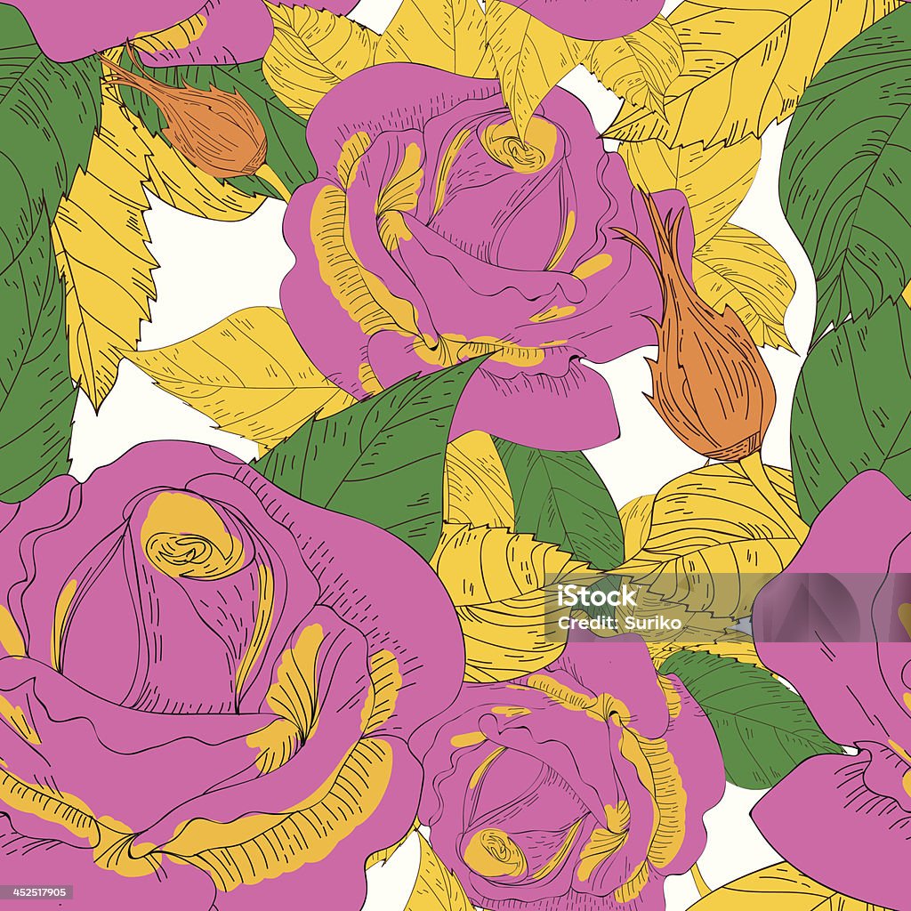 Rose Texture Pattern Roses Texture Stock Illustration - Download Image Now - Abstract ...